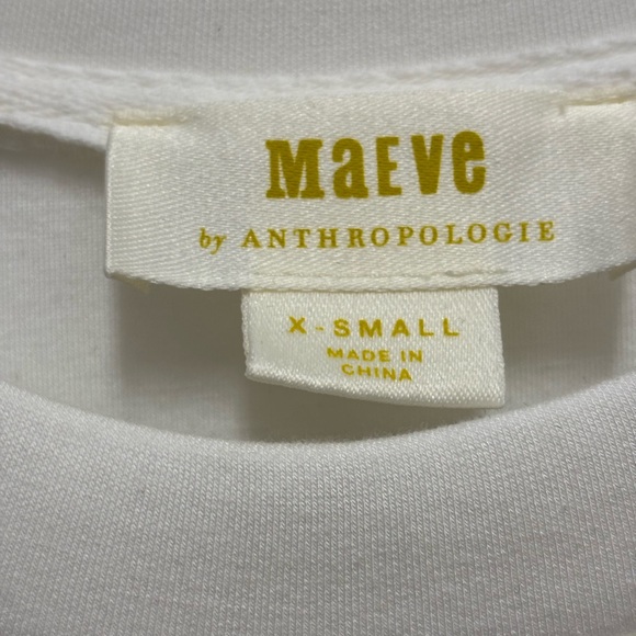 Maeve By Anthropologie English Factory Bow Sweatshirt NWOT - Picture 6 of 9